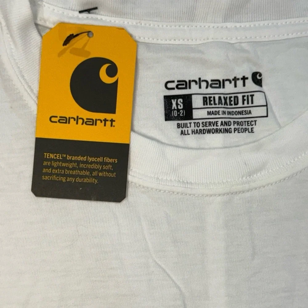 Carhartt Women's‎ Relaxed Fit Sleeveless Tank White XS